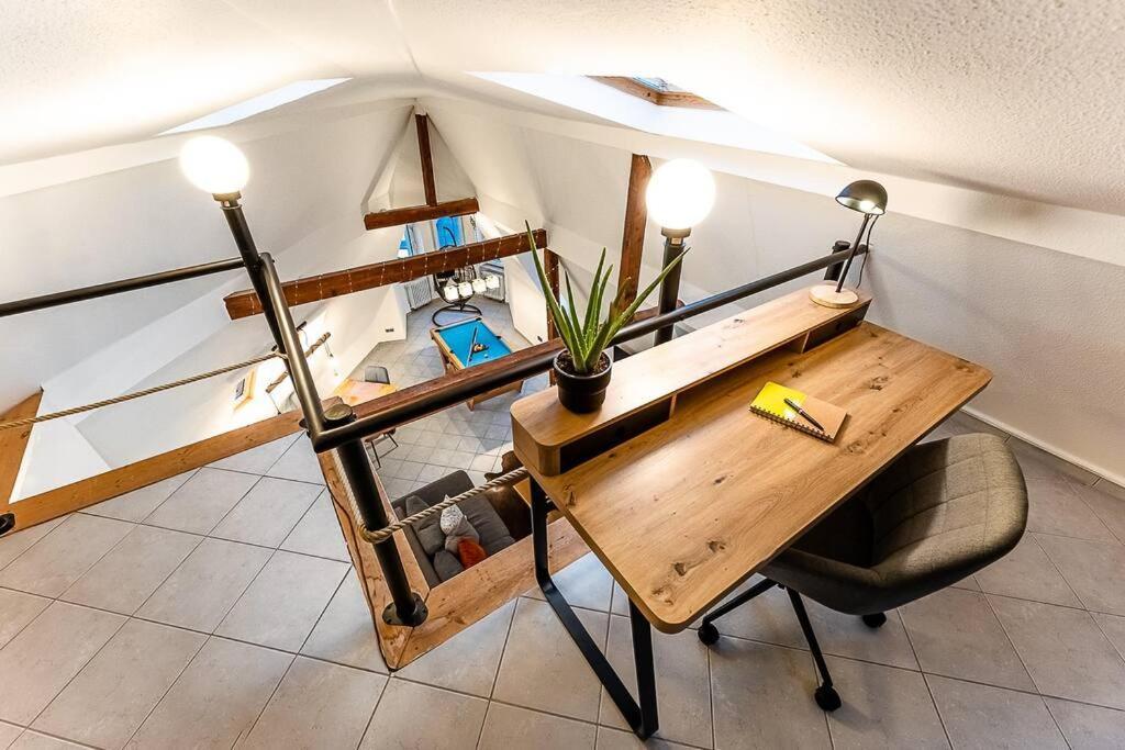 Апартаменты Loft Mit Billard-Tisch Und Ps4 Вупперталь Экстерьер фото